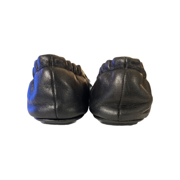 ✅ Tory Burch Reva Ballet Flat Black Nappa leather, Size 9.5 - Picture 4 of 5